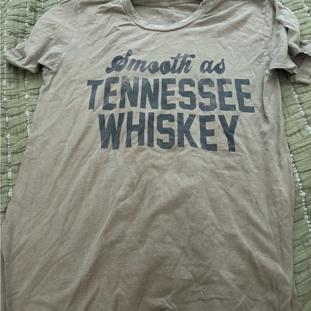 Brown Graphic Tee - Smooth as Tennessee Whiskey